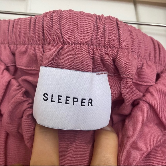 Sleeper Black Tie Pajama with Detachable Feathers in Burgundy - Picture 3 of 6